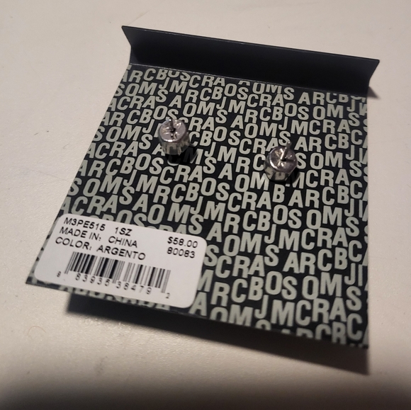 Marc by Marc Jacobs zipper tab earrings - Picture 2 of 2